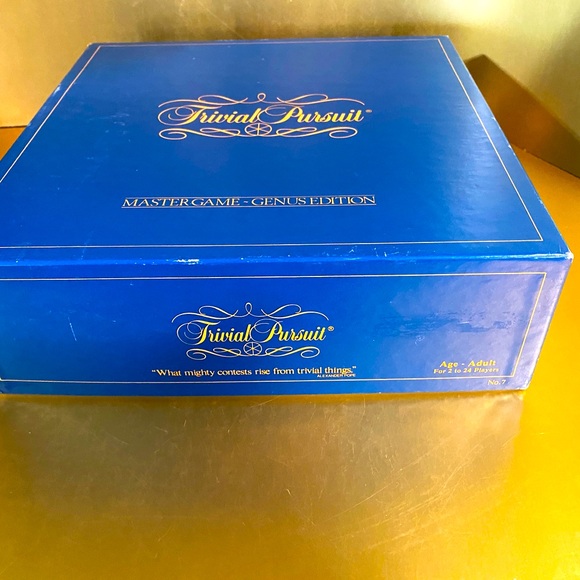 TRIVIAL PURSUIT VTG 1981 MASTER GAME GENUS EDITION ORIGINAL GAME COMPLETE - Picture 9 of 10